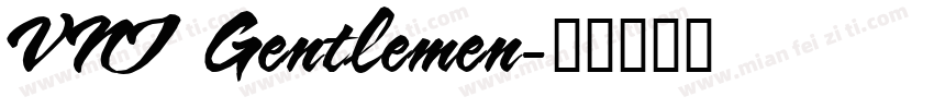 VNI Gentlemen字体转换